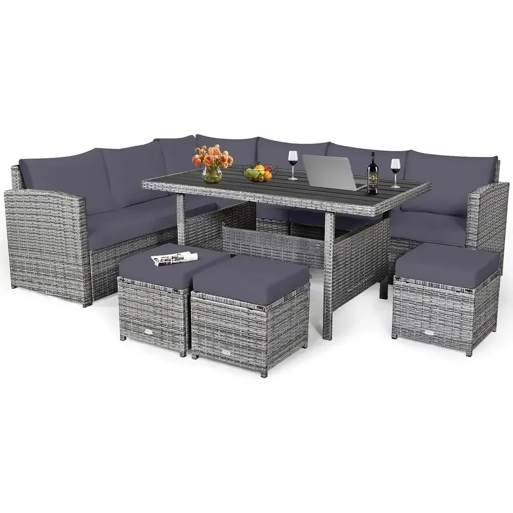 Outdoor Furniture Grey - Ensemble de meubles de patio en