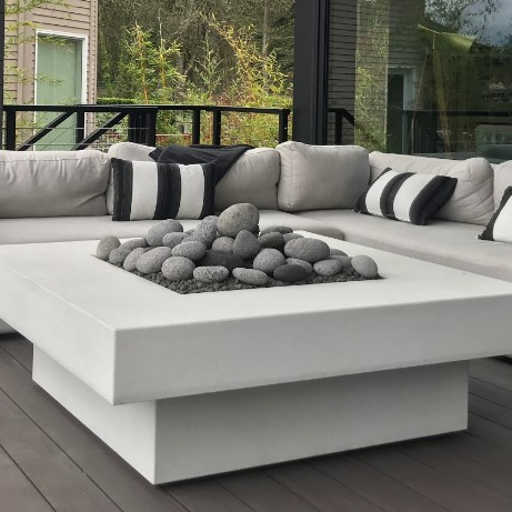 Outdoor Furniture And Fire Pit - Ensemble de canapés d'extérieur avec table