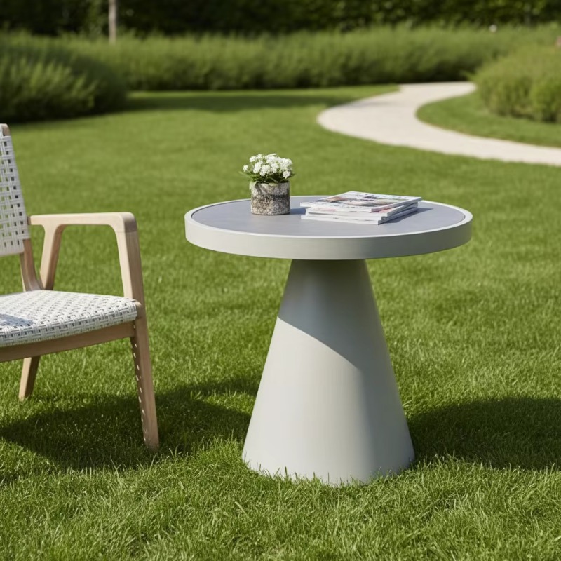 Outdoor Furniture Japanese Style - Table basse ronde nordique moderne pour