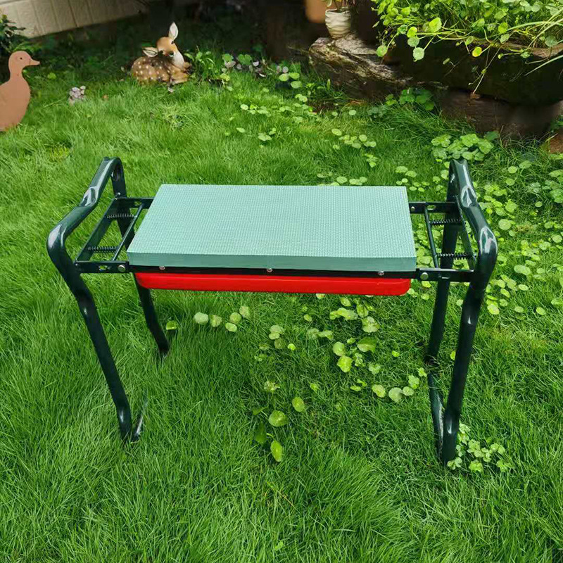Garden Bench Metal - Tabouret de jardin pliable portable 2