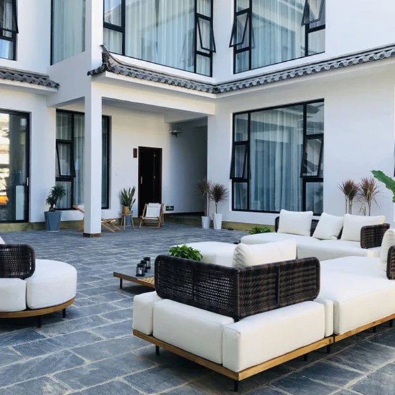 Outdoor Furniture Japanese Style - Style japonais simplicité teck canapés de