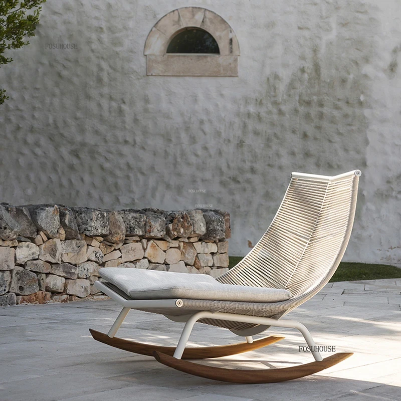 ✿ 。 Fauteuil à bascule de balc - Outdoor Furniture Japanese Style avis et prix