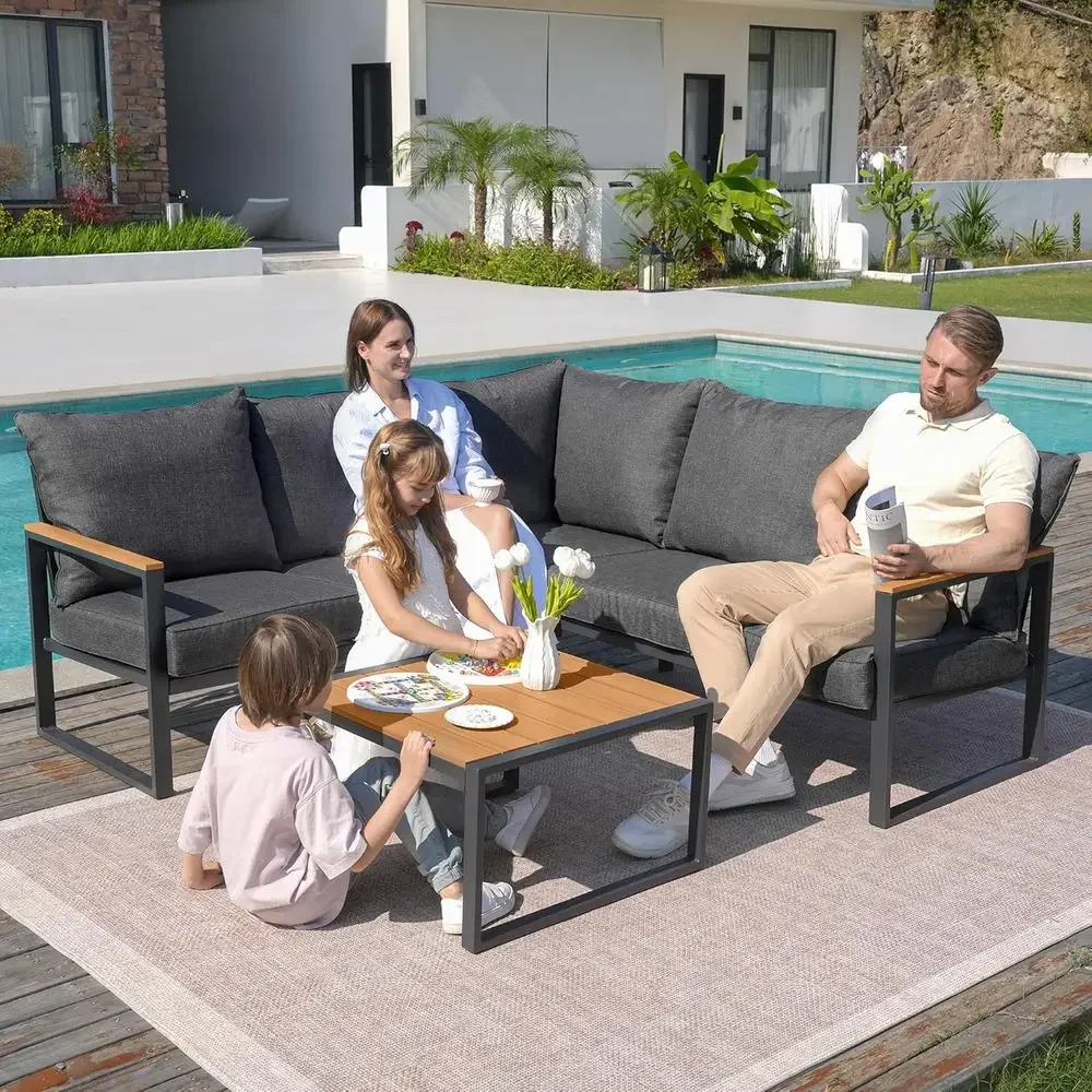 Ensemble de canapé d'extérieur - Outdoor Furniture Grey avis et prix