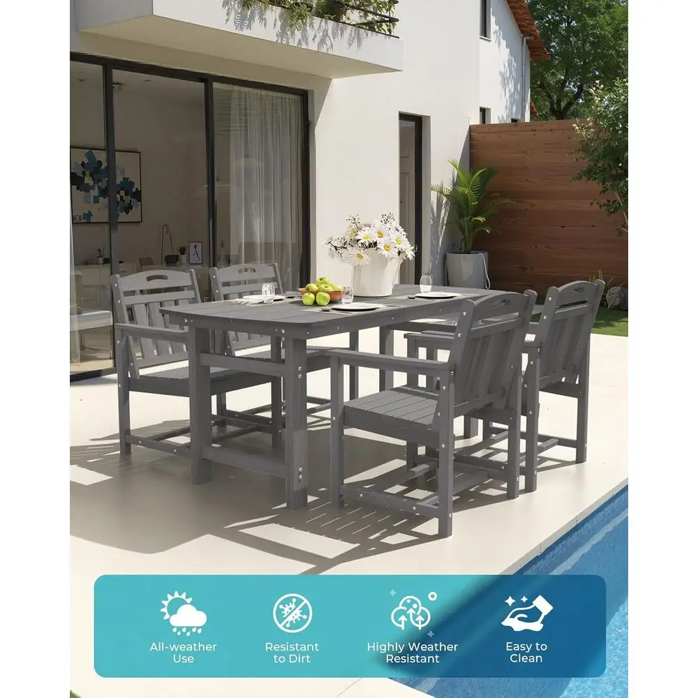 Ensemble de 2 chaises de salle - Outdoor Furniture Grey avis et prix