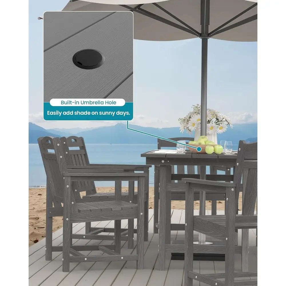 Ensemble de 2 chaises de salle - Outdoor Furniture Grey avis et prix