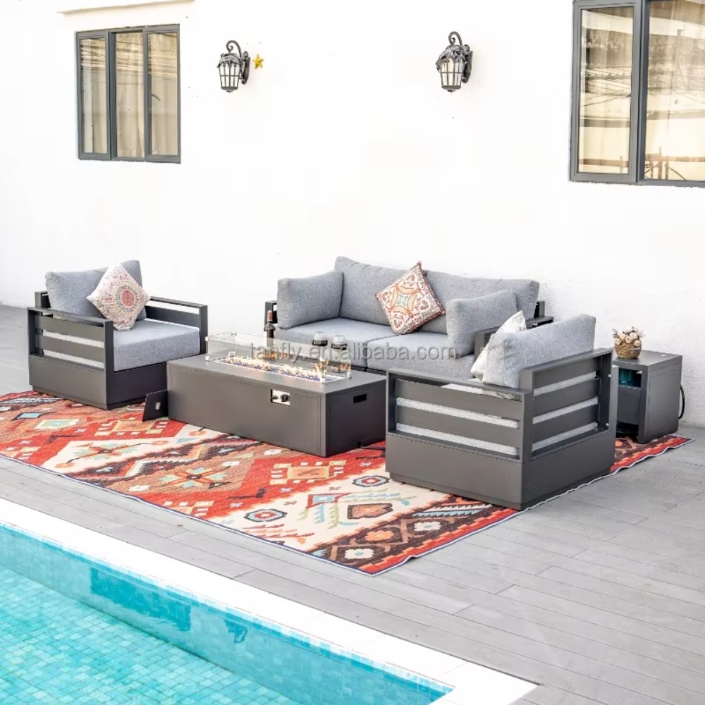 Ensemble de mobilier d'extérie - Outdoor Furniture And Fire Pit avis et prix