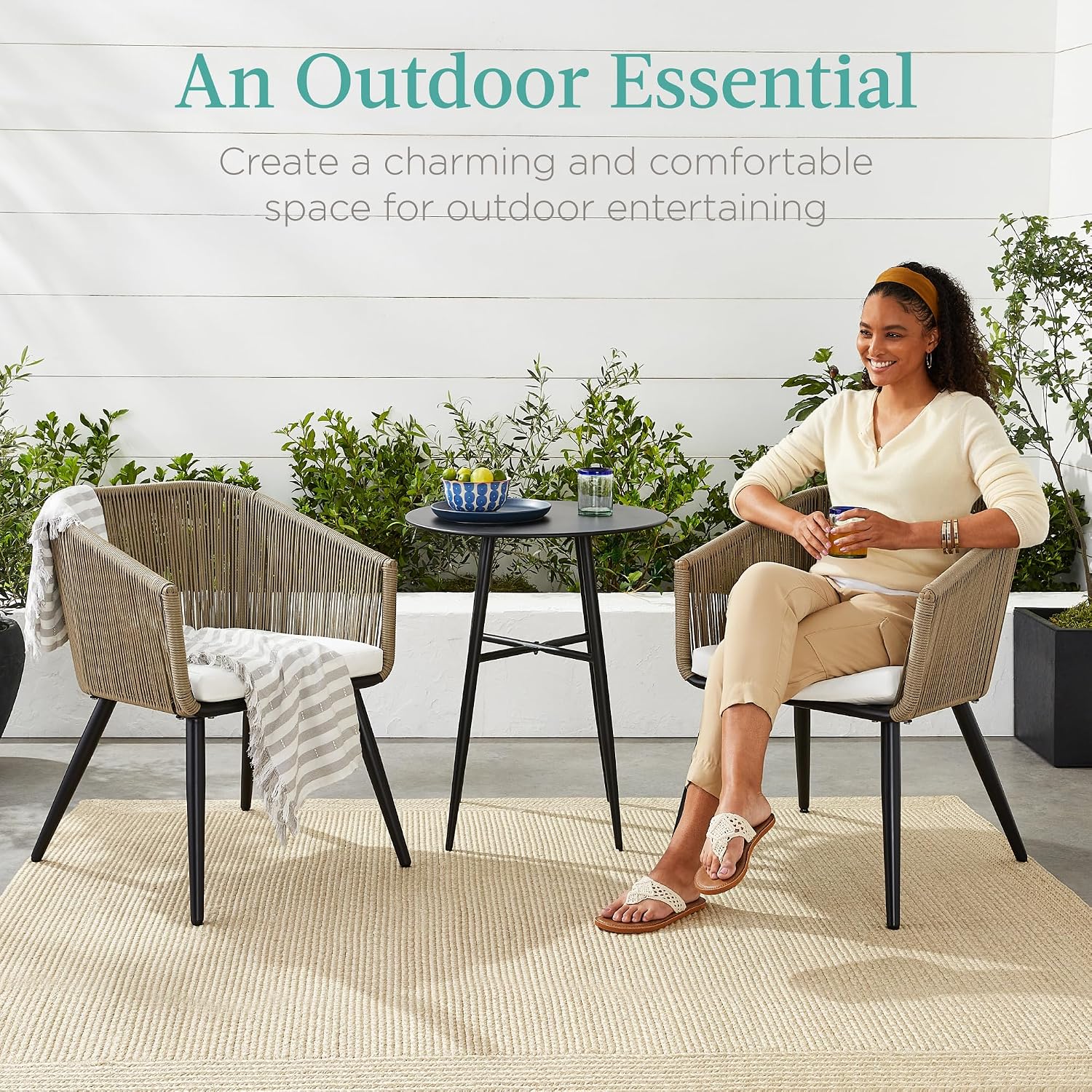 Chaises de salle à manger d'ex - Outdoor Furniture Rattan avis et prix