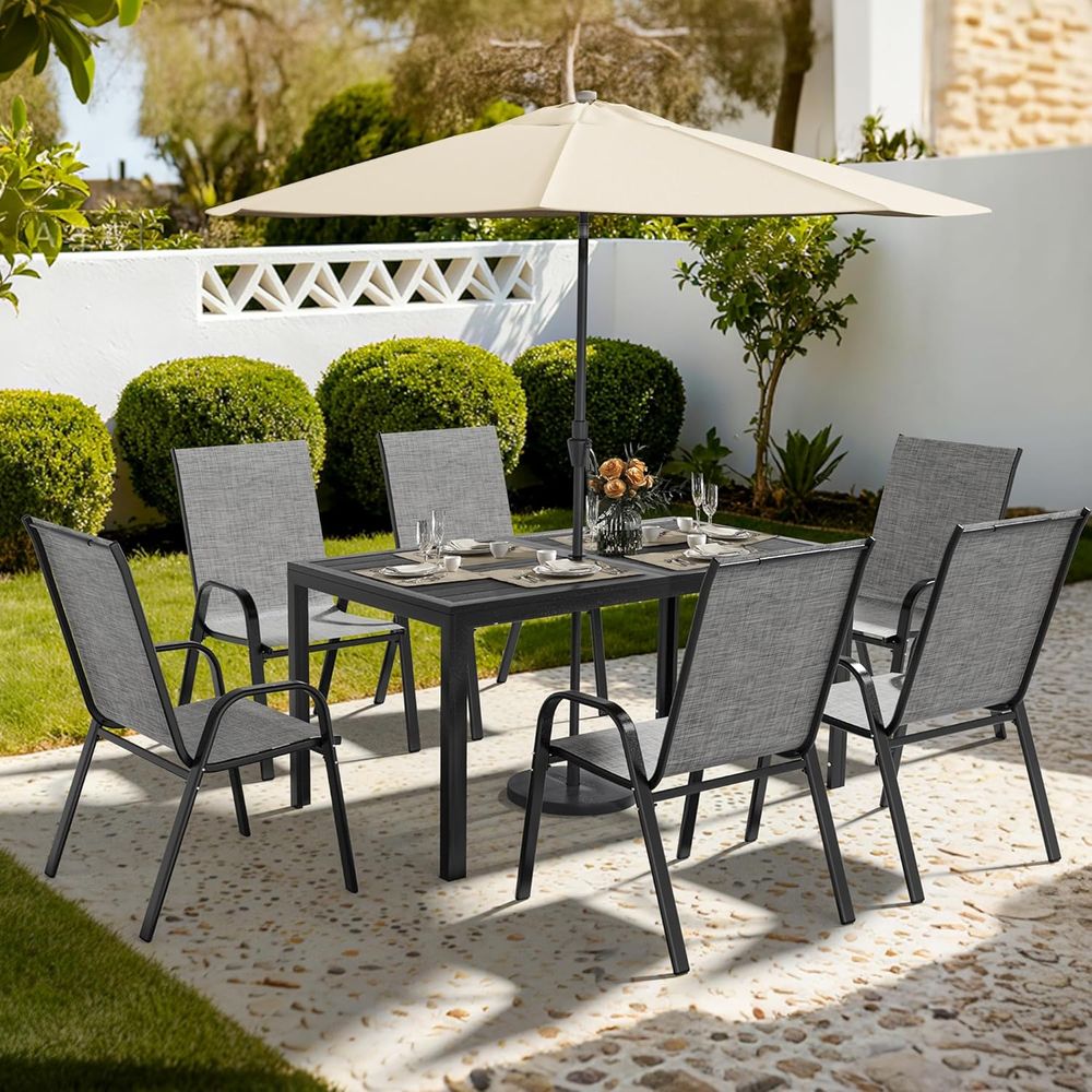 Ensemble de salle à manger d'e - Outdoor Furniture Grey avis et prix