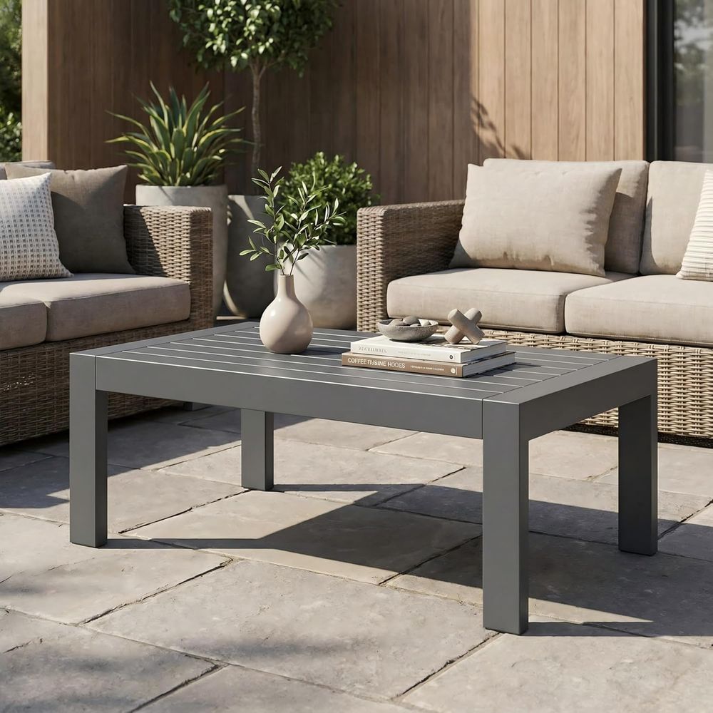 Table basse d'extérieur, table - Outdoor Furniture Grey avis et prix