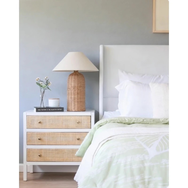 Lampe de table en rotin vintag - Outdoor Furniture Sale avis et prix