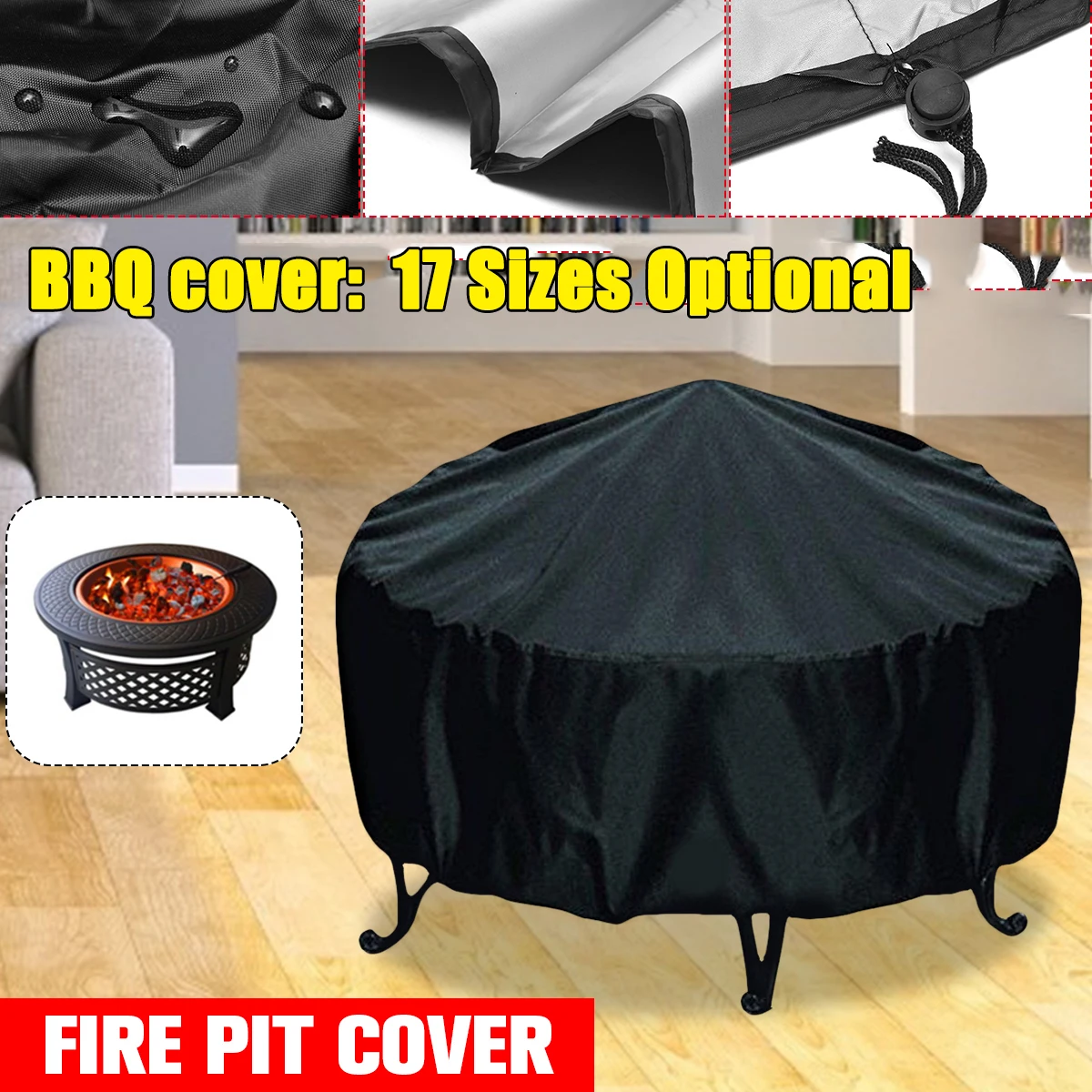 Couverture de fosse à feu de P - Outdoor Furniture And Fire Pit avis et prix