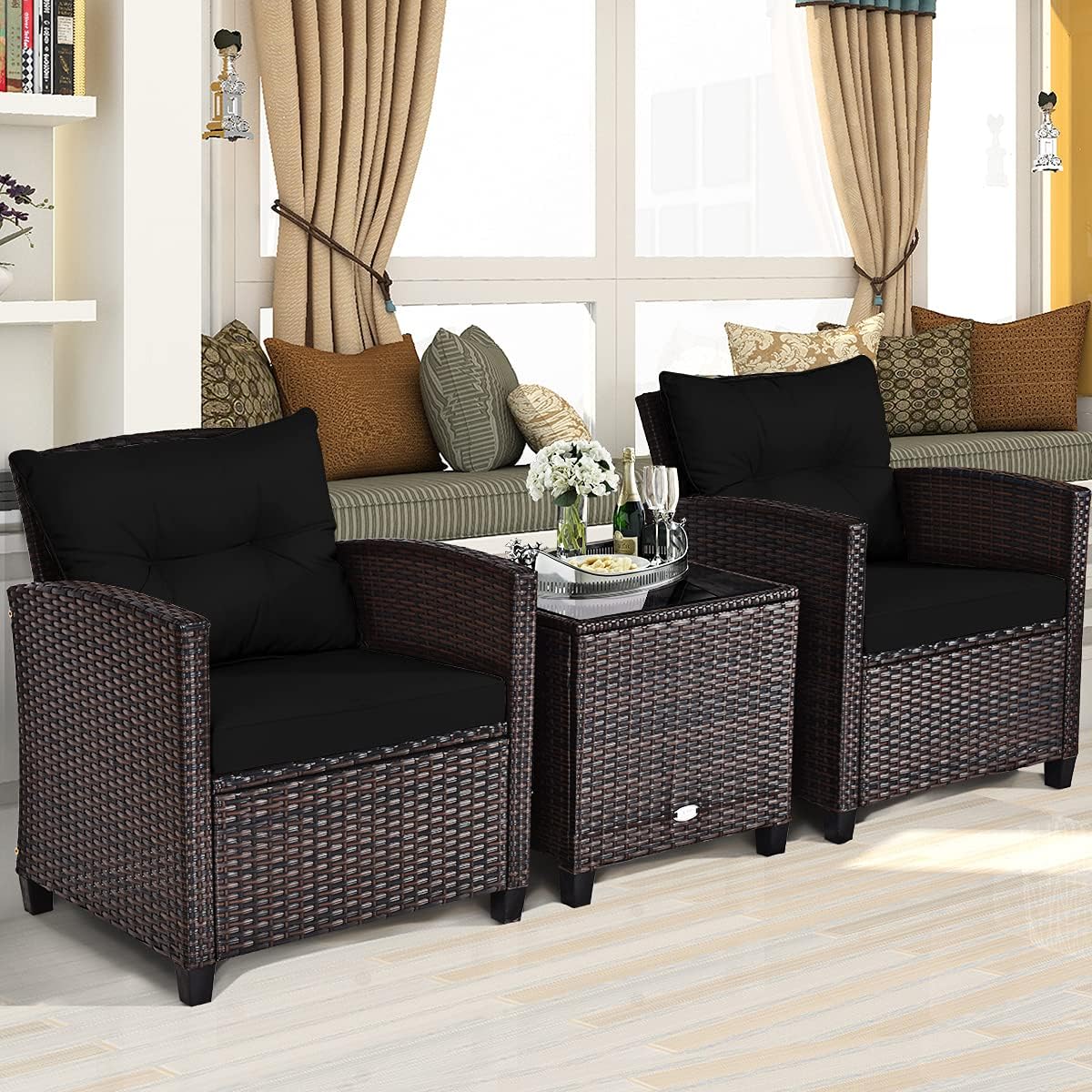 Ensemble de meubles de patio 3 - Outdoor Furniture Rattan avis et prix